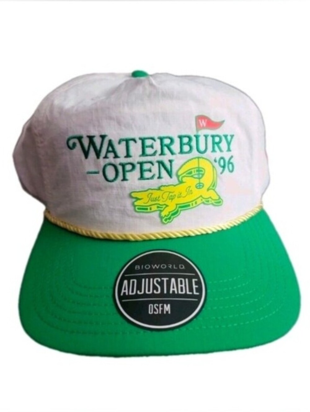 Happy Gilmore Waterbury Open Hat, Adjustable Snap Back Trucker Rope Hat New